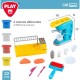 Творческа Игра за Моделиране с Глина PlayGo (2 броя) Kафемашина