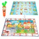 Образователна Игра Lisciani Giochi Carotina Baby Happy English 4,5 x 14,5 x 3 cm Електронно Пъзел (6 броя)