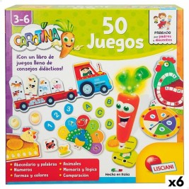 Образователна Игра Lisciani Giochi Carotina Baby 50 Juegos 4,5 x 14,5 x 3,5 cm Електронно (6 броя)