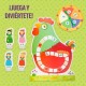 Образователна Игра Lisciani Giochi Carotina Baby 50 Juegos 4,5 x 14,5 x 3,5 cm Електронно (6 броя)