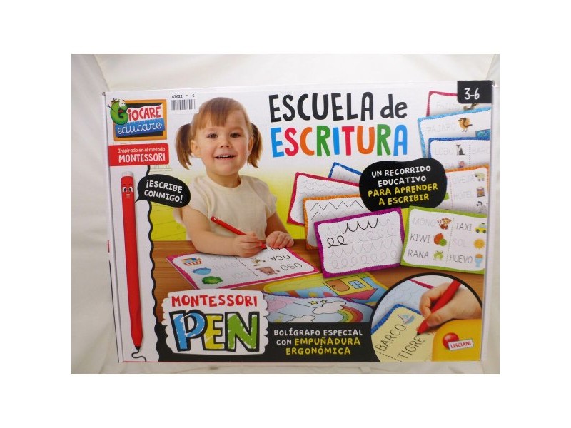 Образователна Игра Lisciani Giochi Montessori Калиграфия (6 броя) Образователна Игра Lisciani Giochi Montessori Калиграфия (6 броя)