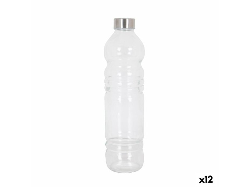 Бутилка Anna Cтъкло 1 L 8 x 8 x 31 cm (12 броя)