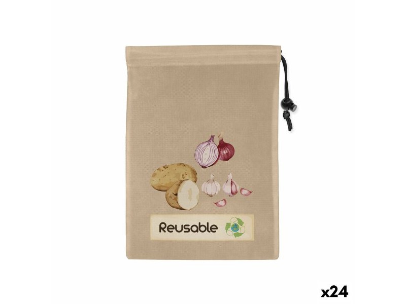 Чанта за храна за многократна употреба Quttin TNT (Non Woven) 44,5 x 29,5 cm (24 броя)