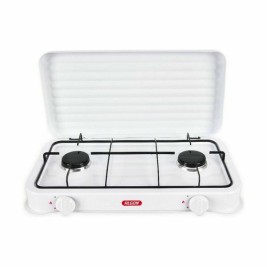 газова печка Algon С капак Бял 4400 W 55 x 7 x 32 cm (2 броя)
