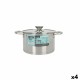 Тенджера със Стъклен Капак Quttin Hermes Стомана 3 L (4 броя)