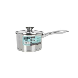 Тиган за Сос с Капак Quttin Hermes 1,8 L Стомана (8 броя)