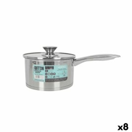 Тиган за Сос с Капак Quttin Hermes 2,2 L Стомана (8 броя)