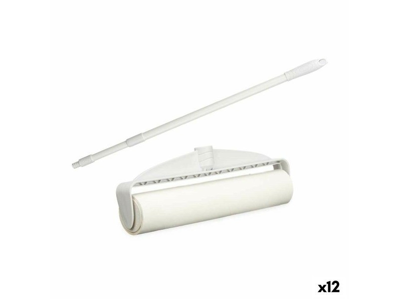 Лента за премахване на власинки Бял 25 x 70 x 6,5 cm Телескопичен (12 броя)