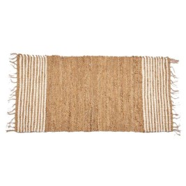Килим Gift Decor Черен Естествен Райета 70 x 1 x 140 cm (8 броя)