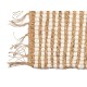 Килим Gift Decor Черен Естествен Райета 70 x 1 x 140 cm (8 броя)