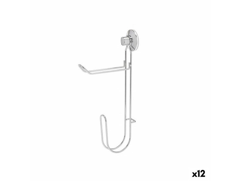 Поставка за Тоалетна Хартия Berilo Метал Стомана ABS 3 x 32 x 15 cm Двоен (12 броя)