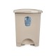 Кошче с педал Бежов Пластмаса 10 L (8 броя)