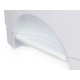 Кошче с педал Бял Пластмаса 50 L (3 броя)