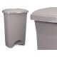 Кошче с педал Сив Пластмаса 50 L (3 броя)