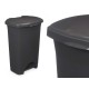 Кошче с педал Антрацит Пластмаса 50 L (3 броя)