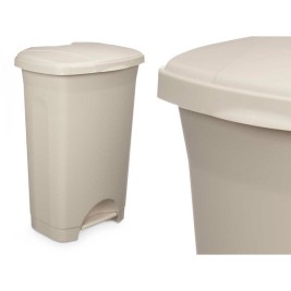 Кошче с педал Бежов Пластмаса 50 L (3 броя)