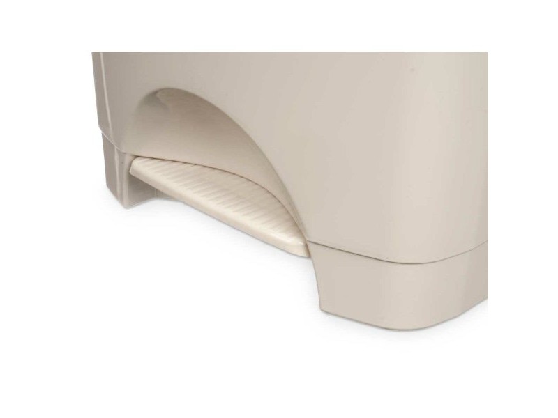 Кошче с педал Бежов Пластмаса 50 L (3 броя)