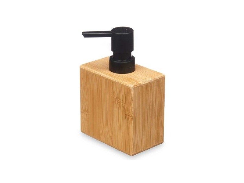 Дозатор за Сапун Berilo Черен Бамбук Пластмаса 9,7 x 15 x 5,8 cm (12 броя) Дозатор за Сапун Berilo Черен Бамбук Пластмаса 9,7 x 15 x 5,8 cm (12 броя)
