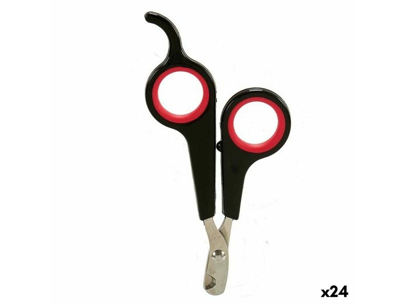 Нокторезачки Mascow Черен Червен 6 x 0,5 x 11,5 cm Домашни Любимци (24 броя)