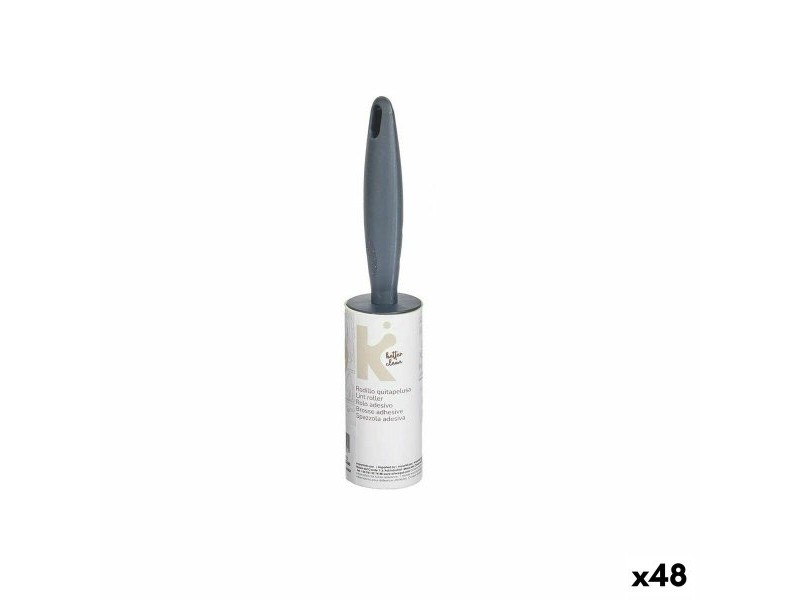 Четка за Премахване на Власинки Better Clear Сив 4,2 x 21 x 4,2 cm (48 броя)