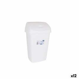 Кошче за боклук Tontarelli Aurora Бял 9L С капак (12 броя)
