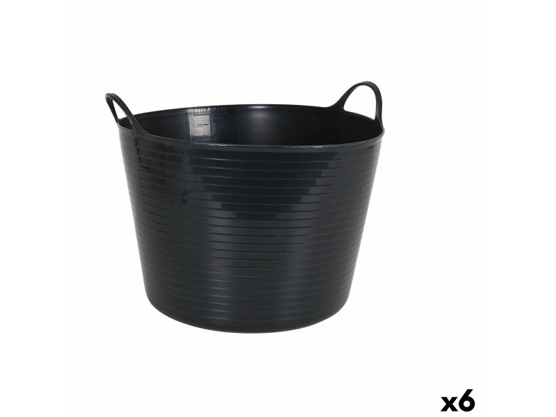 Универсално Пластмасово Кошче Dem Flexy 42 L Кръгъл (6 броя)