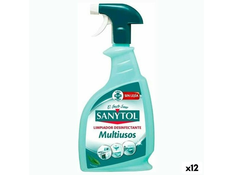почистващо средство Sanytol 750 ml Дезинфекционен Универсален (12 броя)
