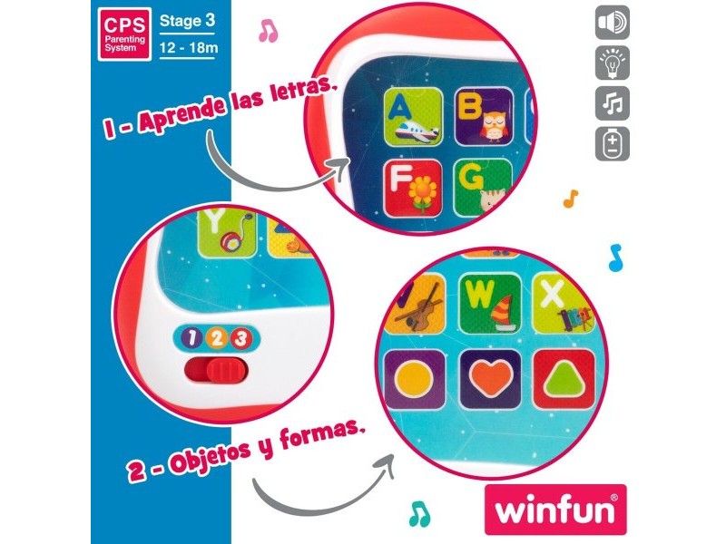 Образователен Таблет Winfun Червен (6 броя)