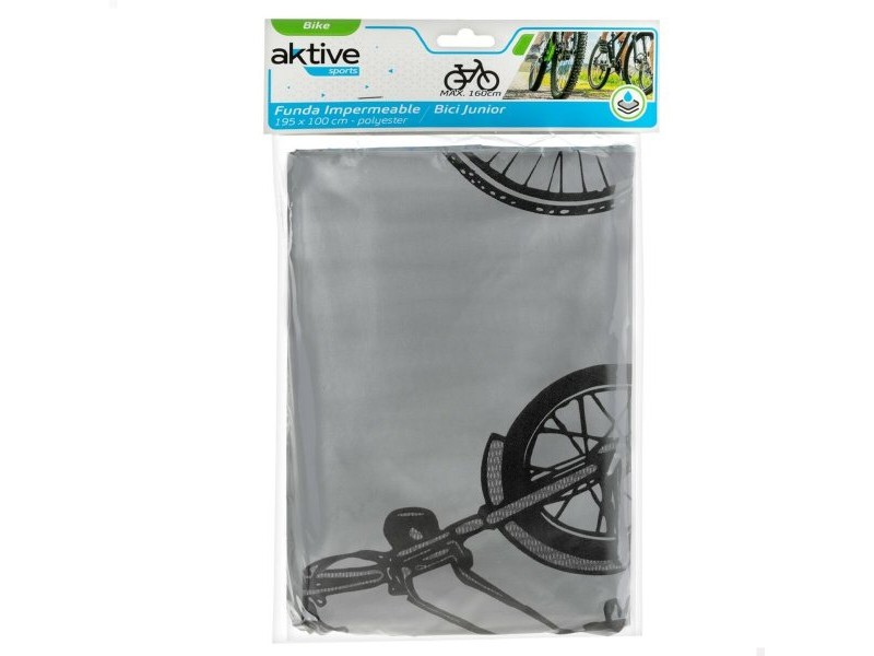 Защитно покривало за велосипеди Aktive 195 x 100 x 5 cm Непромокаем Сив
