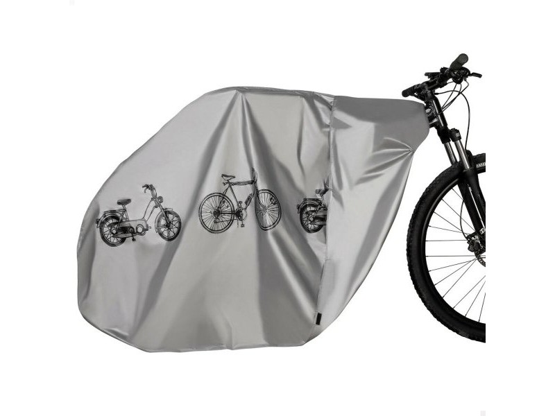 Защитно покривало за велосипеди Aktive 195 x 100 x 5 cm Непромокаем Сив