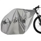 Защитно покривало за велосипеди Aktive 195 x 100 x 5 cm Непромокаем Сив