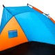 Beach Windscreen Aktive 200 x 120 x 125 cm Син Оранжев (4 броя)