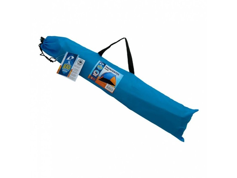 Beach Windscreen Aktive 200 x 120 x 125 cm Син Оранжев (4 броя)