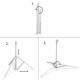 Base pour parapluie Aktive 78,5 x 58,5 x 78,5 cm 78 x 58 x 78 cm (4 броя)