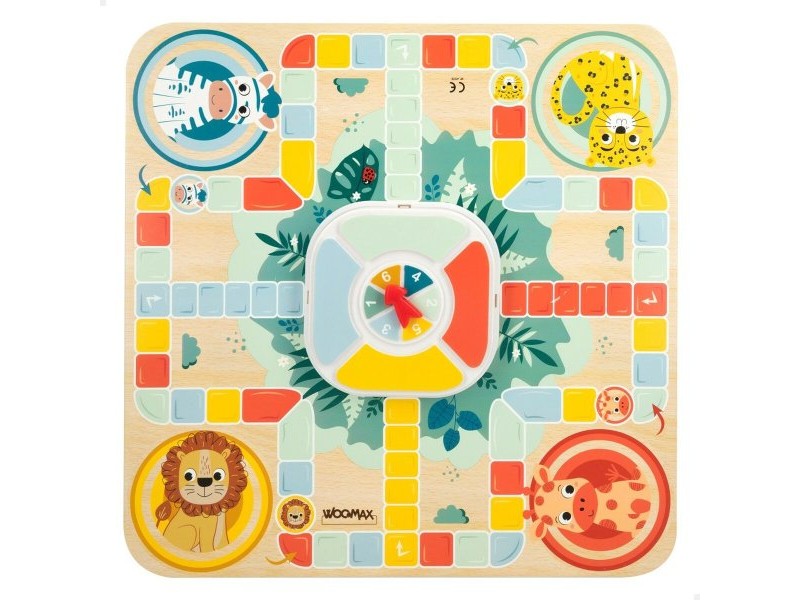 Настолна игра Woomax Zookabee 30 x 3 x 30 cm Детски Животни (6 броя)