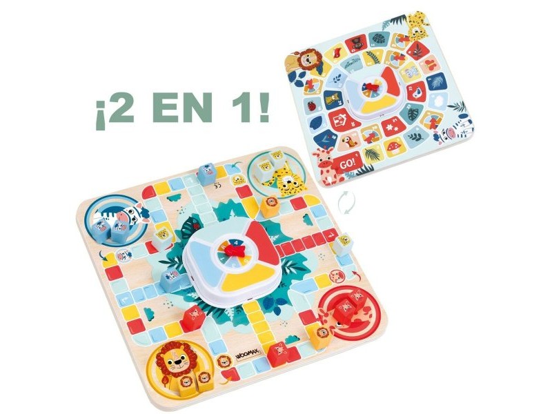 Настолна игра Woomax Zookabee 30 x 3 x 30 cm Детски Животни (6 броя)