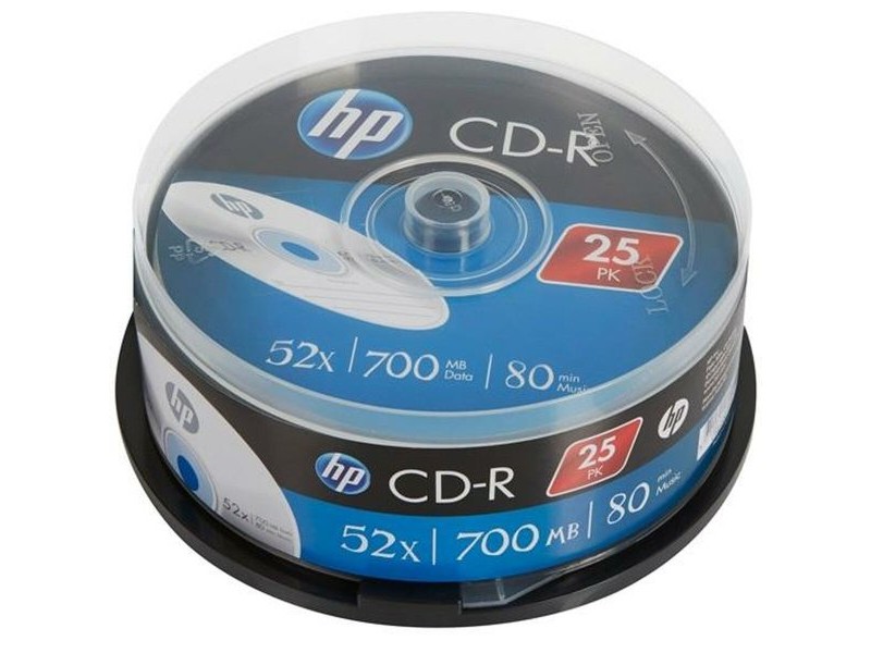 CD-R HP 700 MB 52x (8 броя)