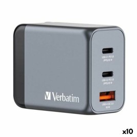 Зарядно за стена Verbatim GNC-65 Черен 65 W Универсален (10 броя)
