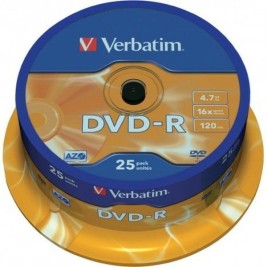 DVD-R Verbatim 4,7 GB 16x (8 броя)