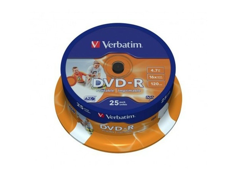 DVD-R Verbatim 4,7 GB 16x (8 броя)