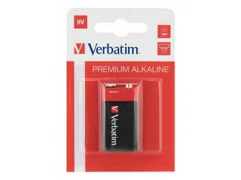 Алкална батерия Verbatim 9 V 6LR61 (10 броя)