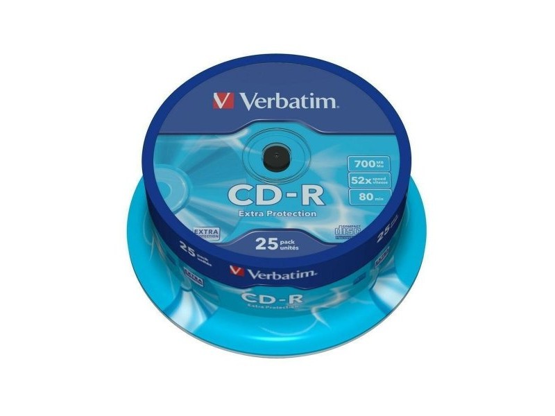 CD-R Verbatim Extra Protection 700 MB 52x 25 Части (8 броя)