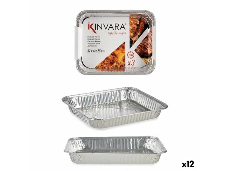 Комплект Подноси Kinvara 12 броя 3 Части