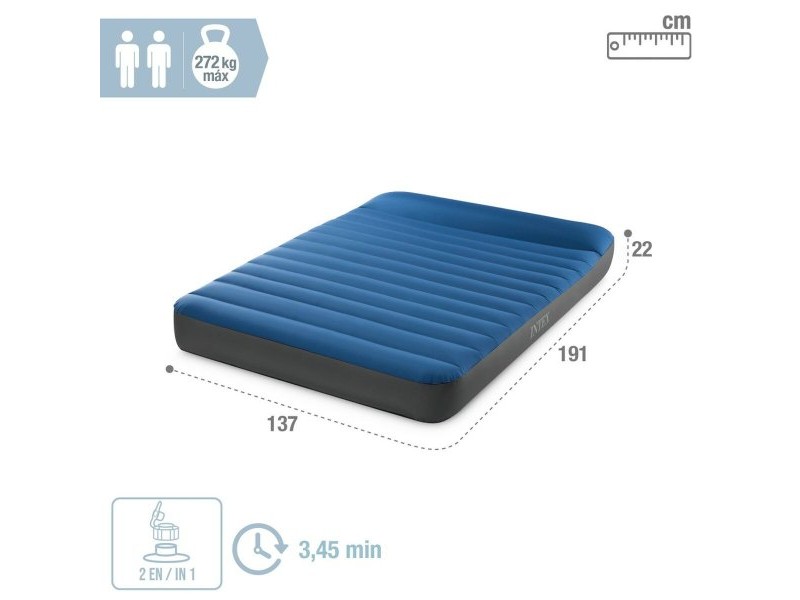 Air Bed Intex 137 x 22 x 191 cm (3 броя)