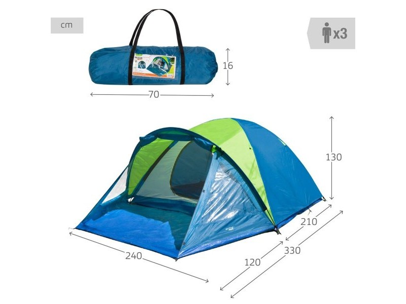 Палатка Aktive 240 x 130 x 330 cm (2 броя)