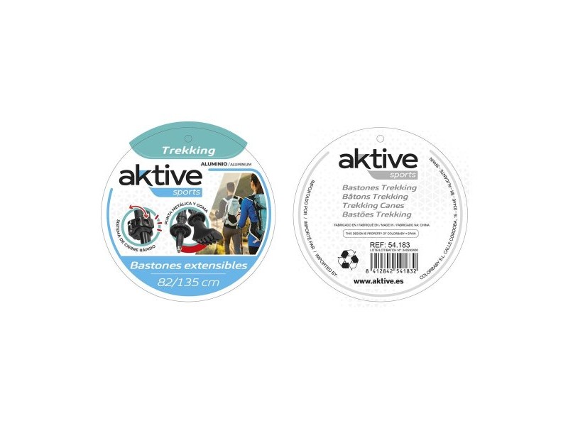 Щека Aktive 4,5 x 135 x 3 cm (2 броя)