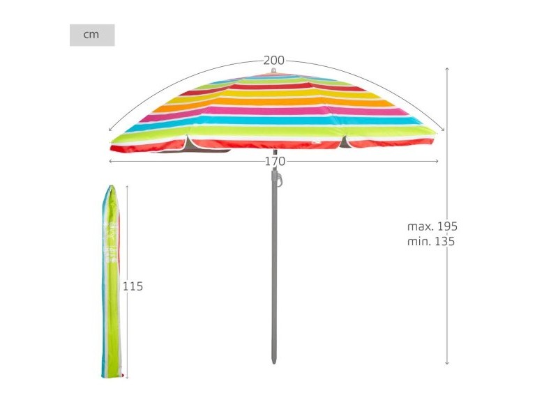 Чадър Aktive 200 x 195 x 200 cm (6 броя)