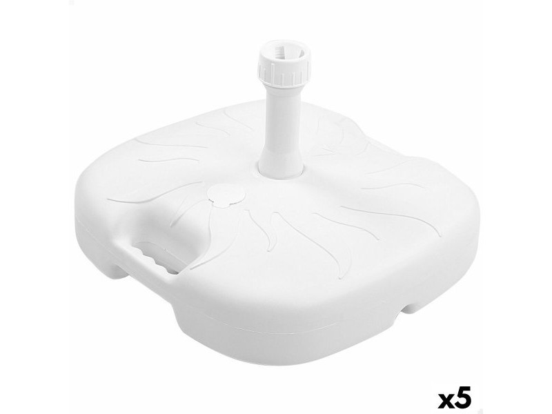 Base pour parapluie Aktive Бял Ø 32 mm Ø 20 mm 45 x 29 x 45 cm (5 броя)