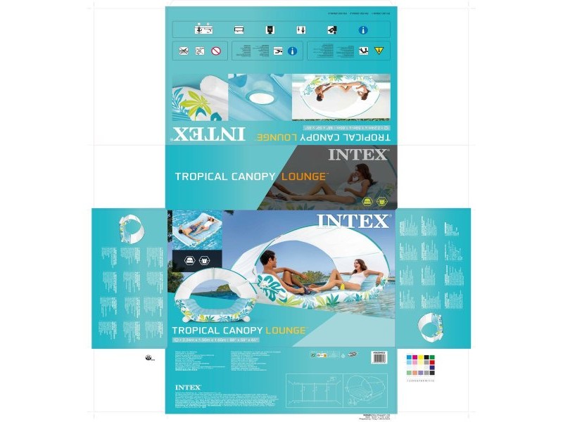 Надуваем матрак Intex 224 x 165 x 150 cm (2 броя)