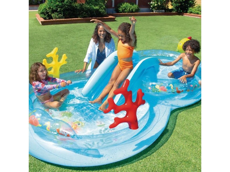 Спринклер Играчка Водна Пръскачка Intex PVC 193 x 71 x 310 cm Спринклер Играчка Водна Пръскачка Intex PVC 193 x 71 x 310 cm